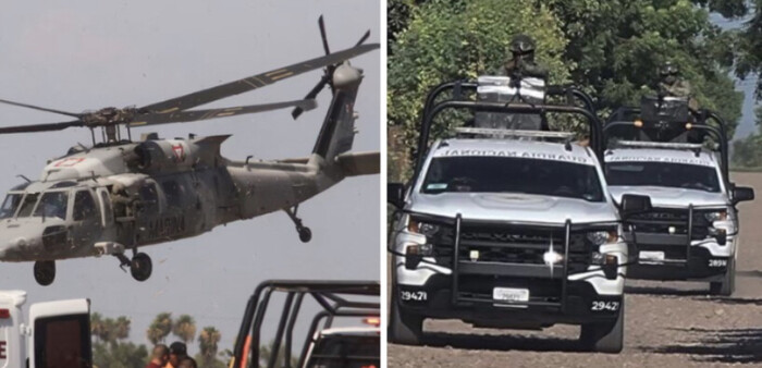 #Video | Fuerte operativo aéreo y terrestre en “La Palma”, Navolato; se registraron enfrentamientos