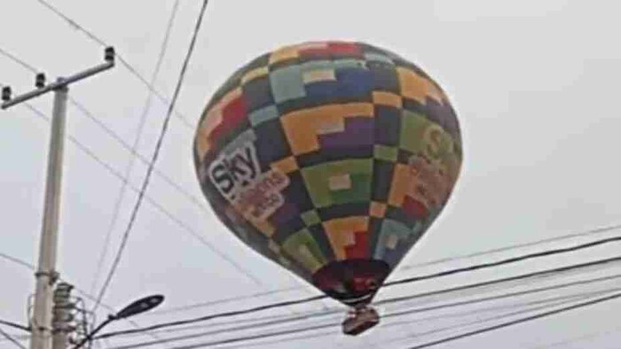 #Video: Globos aerostáticos aterrizan de emergencia en EdoMex y ponen en riesgo a 48 turistas