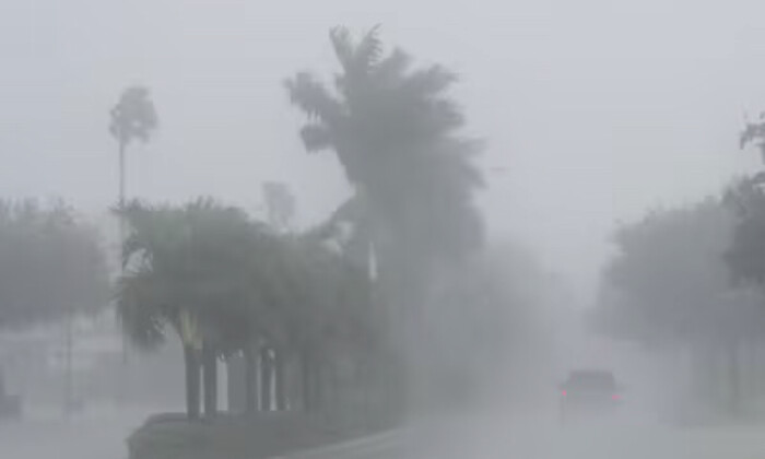 #Video | Huracán Milton toca tierra en la costa oeste de Florida como Categoría 3