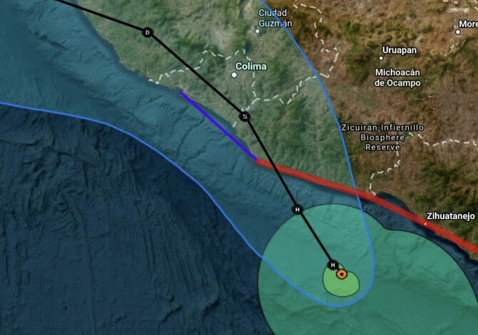 #Video | “John” se fortalece y vuelve a convertirse en huracán categoría 1