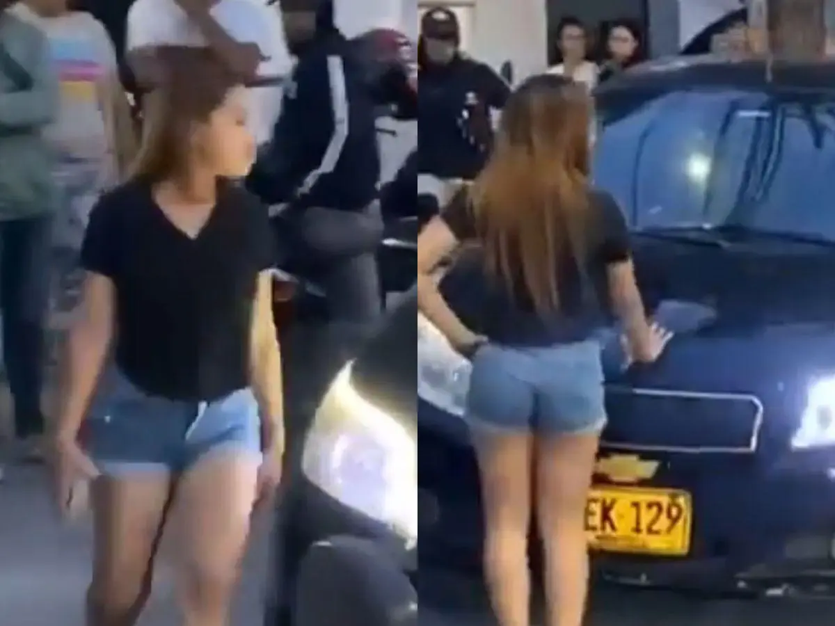 #Video: Joven destruye auto al ver a su padre con otra mujer: “¡Eso no se le hace a mi mamá!”
