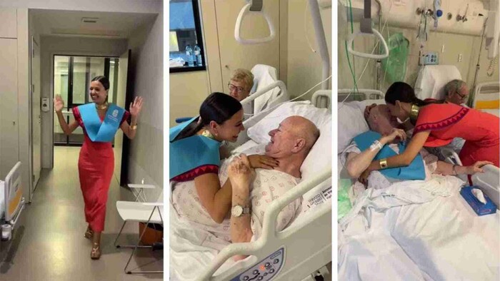 Video: Joven recibe diploma y va a hospital a compartirlo con sus abuelo