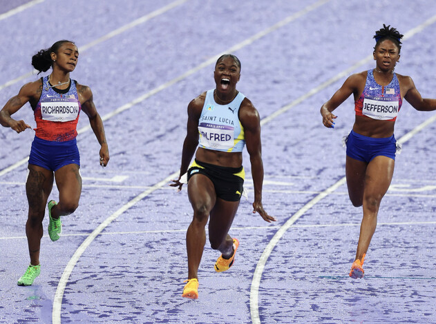 #Video | Julien Alfred gana oro y consigue la primera medalla olímpica en la historia de Santa Lucía en París 2024