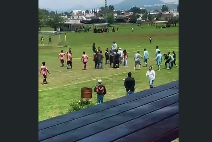 #Video | La violencia vuelve a manchar a la Liga Municipal de Fútbol de Morelia; tras batalla campal se esperan sanciones ejemplares