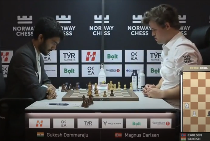 VIDEO | Magnus Carlsen, número 1 del ajedrez, pierde ante el campeón y estalla en cólera
