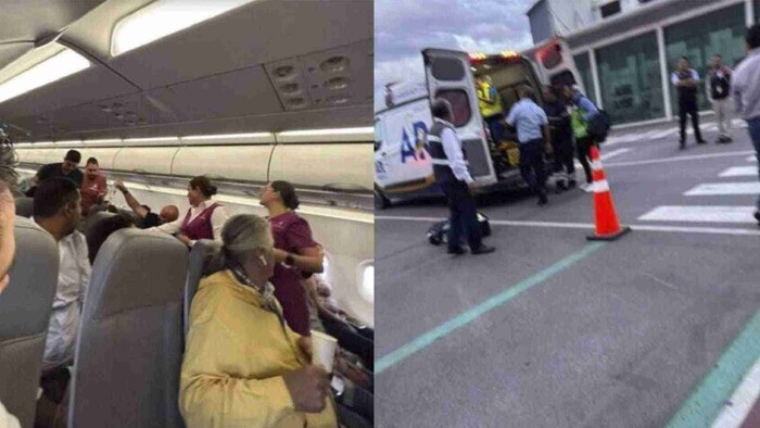 Video: Médico le salva la vida a un pasajero en pleno vuelo