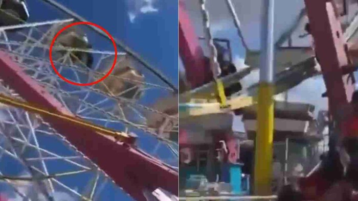 #VIDEO: Muere mujer en la Feria Nacional Potosina tras caer de rueda de la fortuna