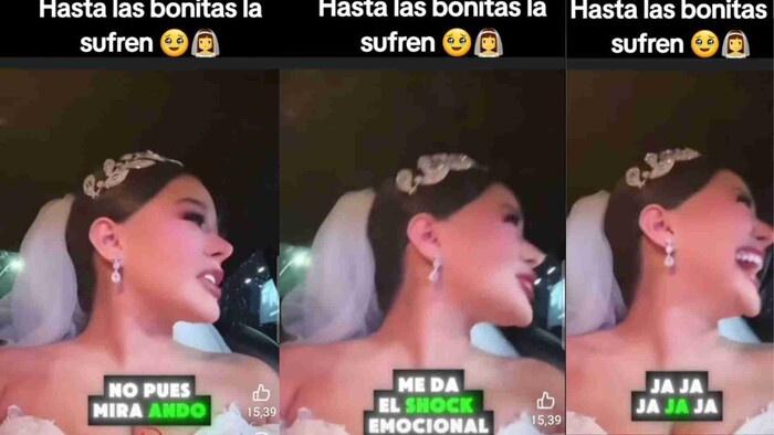 #VIDEO: Novia plantada en el altar encuentra consuelo en tacos y amistad