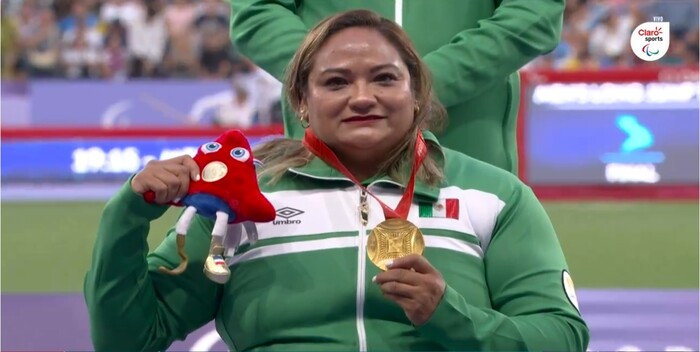 #Video | ¡Orgullo mexicano en París! El Himno Nacional suena en París con el oro de Gloria Zarza