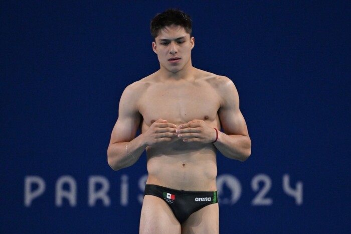 #Video | Osmar Olvera clasifica a la Final de Clavados Trampolín 3m Individual en París 2024