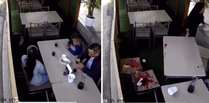 #Video | Padre de familia es asesinado frente a sus hijos y esposa en un restaurante de Perú