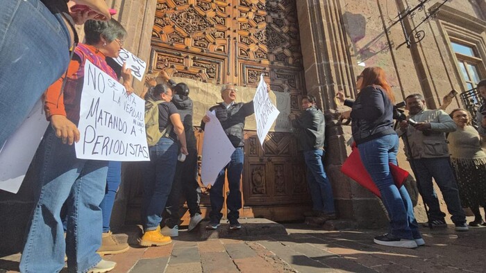 #Video | Periodistas en Morelia exigen justicia para Mauricio Cruz 