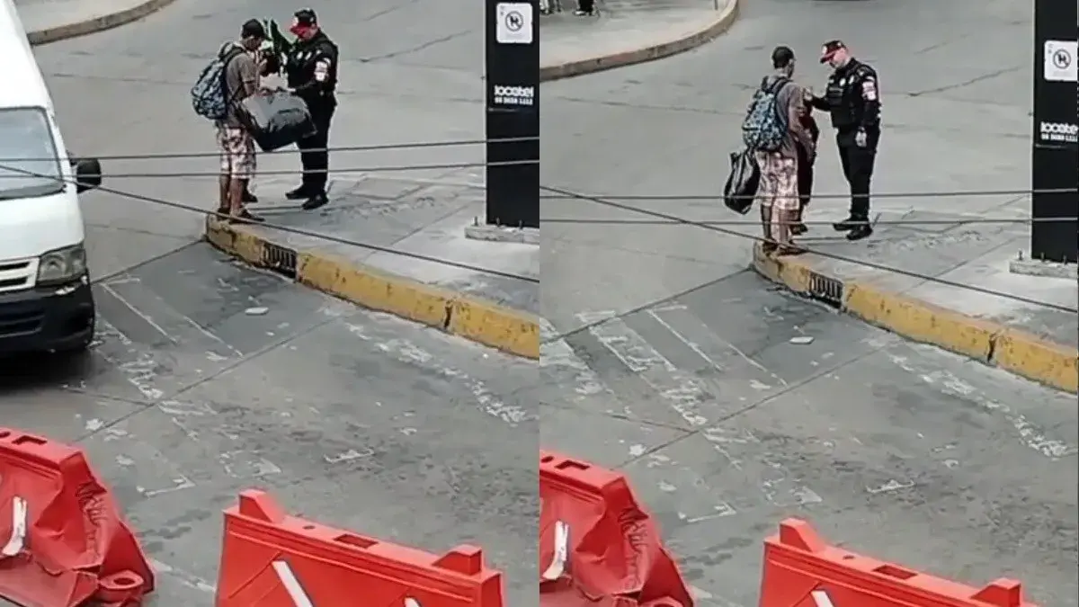 #Video: Policía conmueve a las redes sociales tras regalarle una mochila a un niño