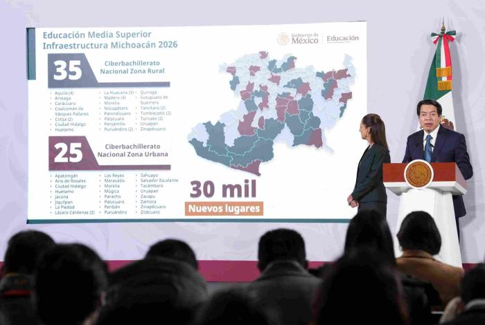 #Video | Presidenta Claudia Sheinbaum presenta avances del Plan Michoacán: 405 mil 375 visitas casa por casa, más de 74 mil atenciones en ferias del bienestar y 400 acciones para jóvenes