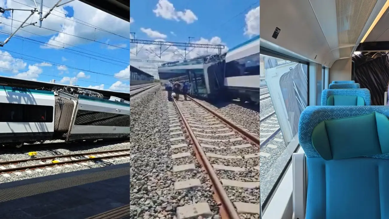 #Video: Se descarrila vagón del Tren Maya en la estación de Izamal, Yucatán