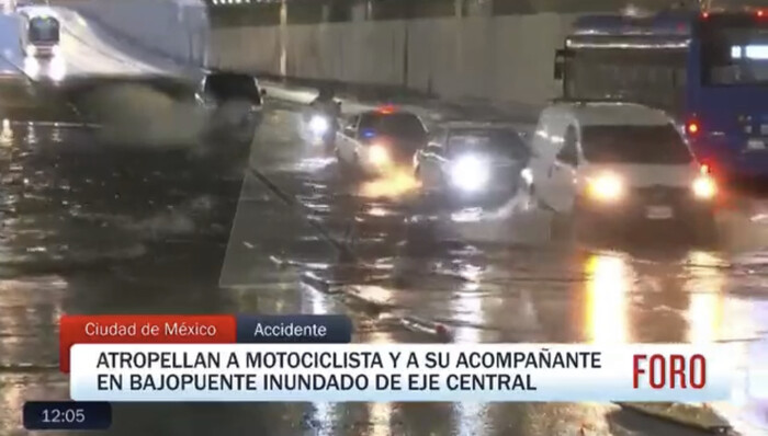 #Video | Transmisión en vivo capta a automovilista embestir un motociclista y se fuga en CDMX