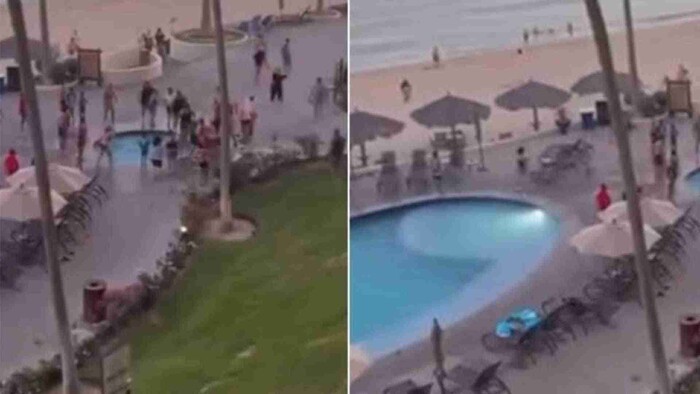 Video: Turista muere electrocutados en alberca de hotel en Puerto Peñasco, Sonora