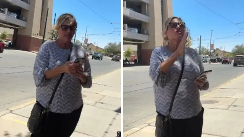 #Video: Vendedora mexicana es acosada en Texas mientras descansaba con sus hijos