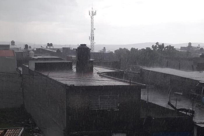 VIDEOS | Charcos, basura tapando coladeras y árboles caídos, durante la lluvia de esta tarde