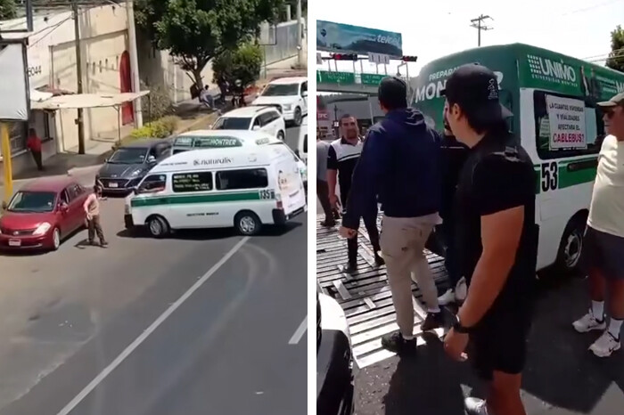 VIDEOS | Ciudadanos muestra hartazgo ante bloqueos y encaran a transportistas en Morelia