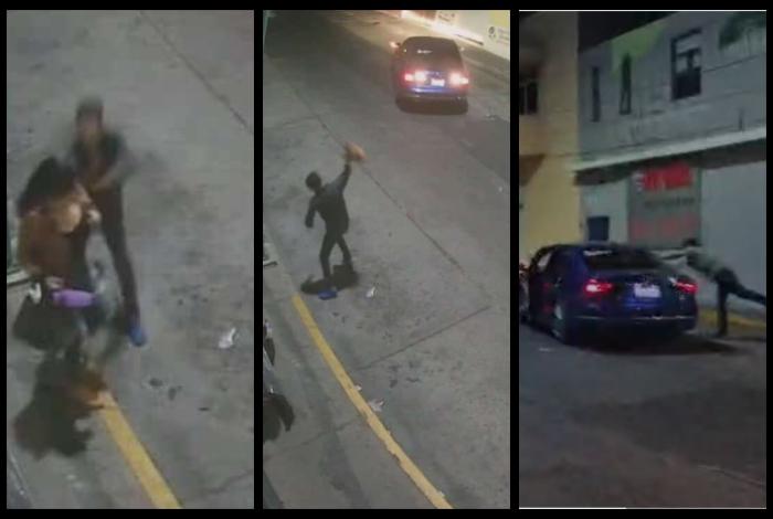 Videos | Conductor de Uber se enoja con pasajera por problema de pago; se baja a agredirla y el auto se le va