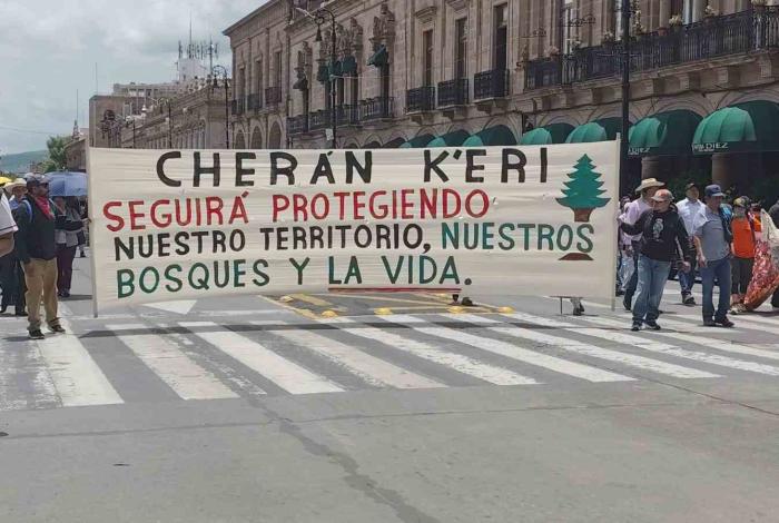 #Videos | Crónica | El grito de Cherán retumba en Morelia