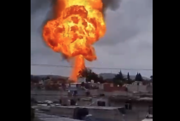 #Videos | Fueron cuatro las pipas de gas que explotaron en Puebla; se tuvieron que evacuar escuelas, hospitales y viviendas aledañas