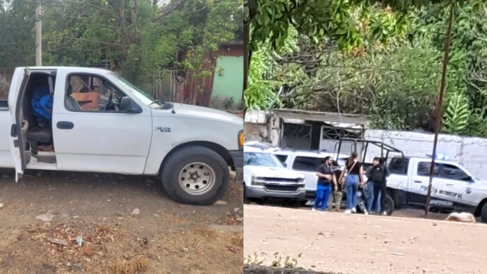 #Videos | Tras balacera localizan camioneta con cadáver en su interior, en Apatzingán