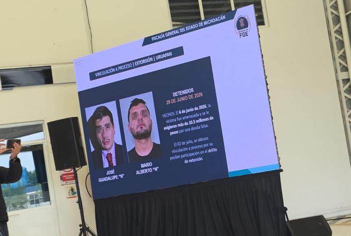 Vinculan a proceso a doctor y ex policía, por extorsionar a empresario aguacatero
