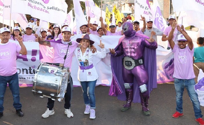 Ya ganamos todo el Distrito 15, vamos a pintar de morado la región: Luz García