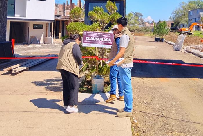 Ya tiene caseta de vigilancia y calles pavimentadas: Proam clausura fraccionamiento en Tenencia Morelos