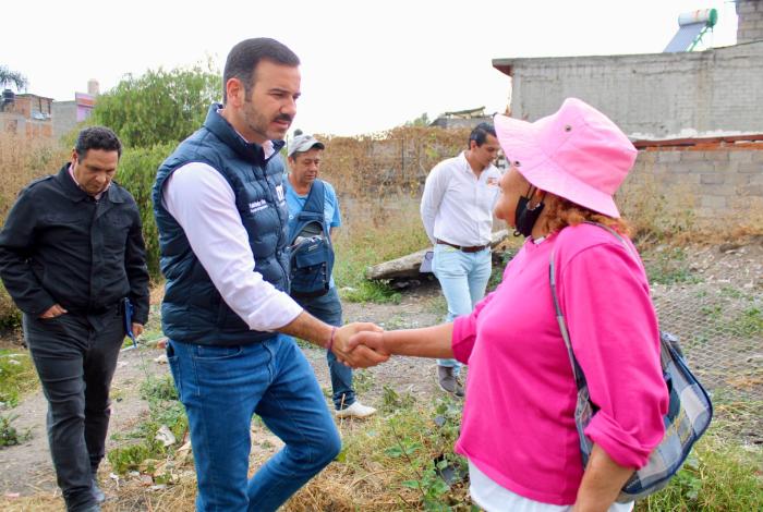 Yankel Benítez fija plan de trabajo con vecinos de Ejidal Ocolusen