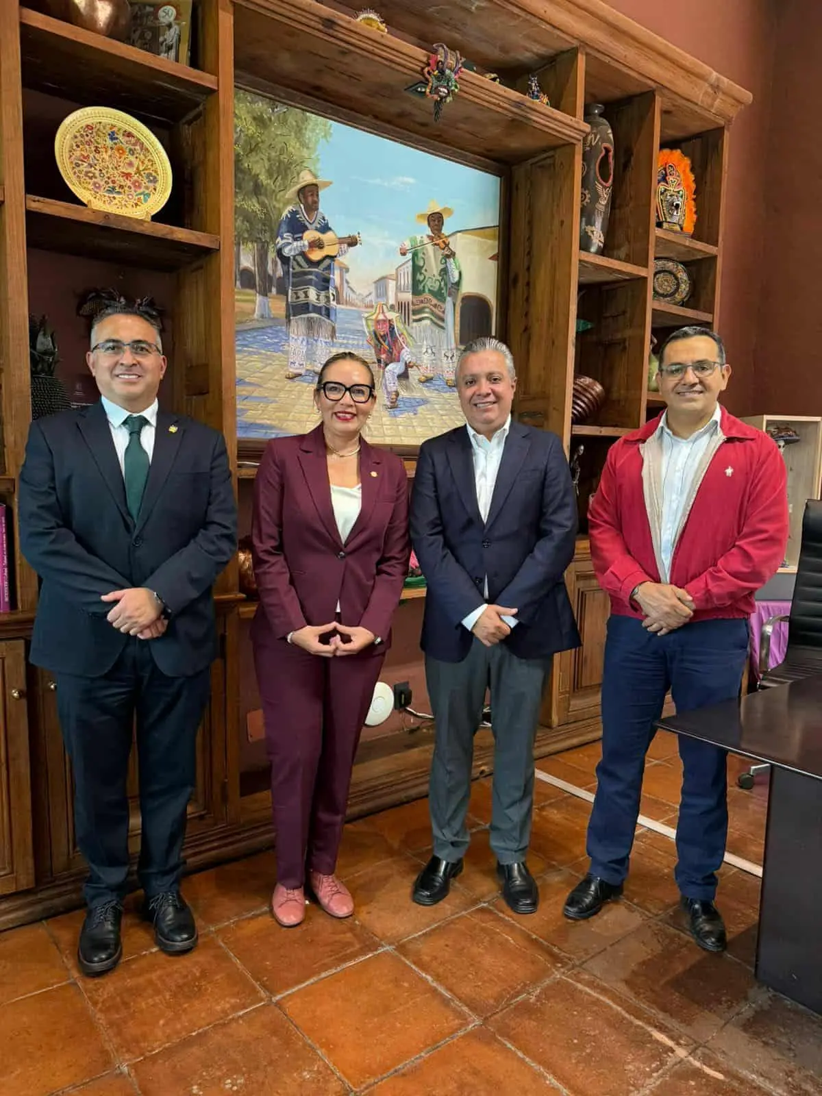 Yarabí Ávila y Luis Navarro se reúnen para afirmar el presupuesto pleno a la UMSNH