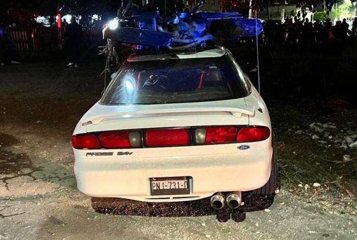 Zamora: choca su moto contra auto y pierde la vid4