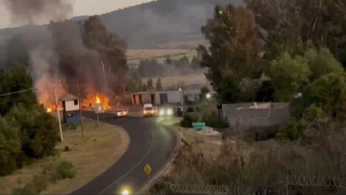 Zamora: Delincuentes atacan a GN dejando 2 heridos, también queman vehículos