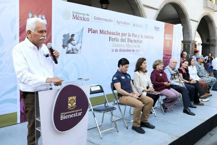Zamora recibe Feria del Bienestar, dentro del Plan Michoacán por la Paz y la Justicia
